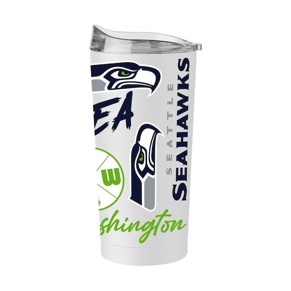 Logo Brands Seattle Seahawks 20oz Native Powder Coat Tumbler 628-S20PT-63 - main